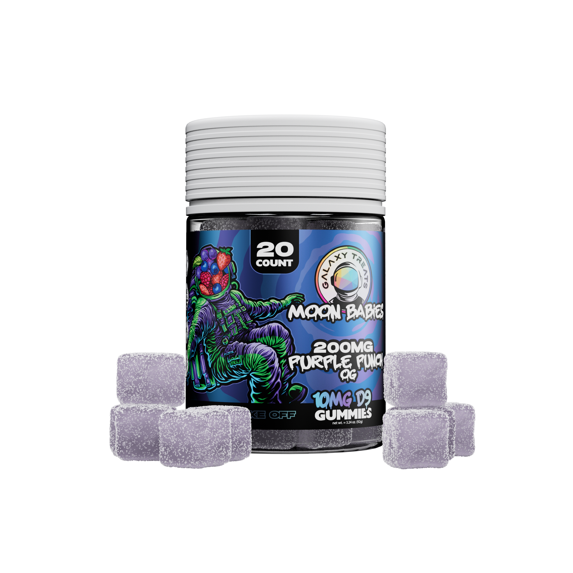 10mg D9 Gummies - PURPLE PUNCH OG - 20ct Jar wholesale – Dizzle Dist