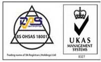 ISO 9001 and UKAS certified quality management system