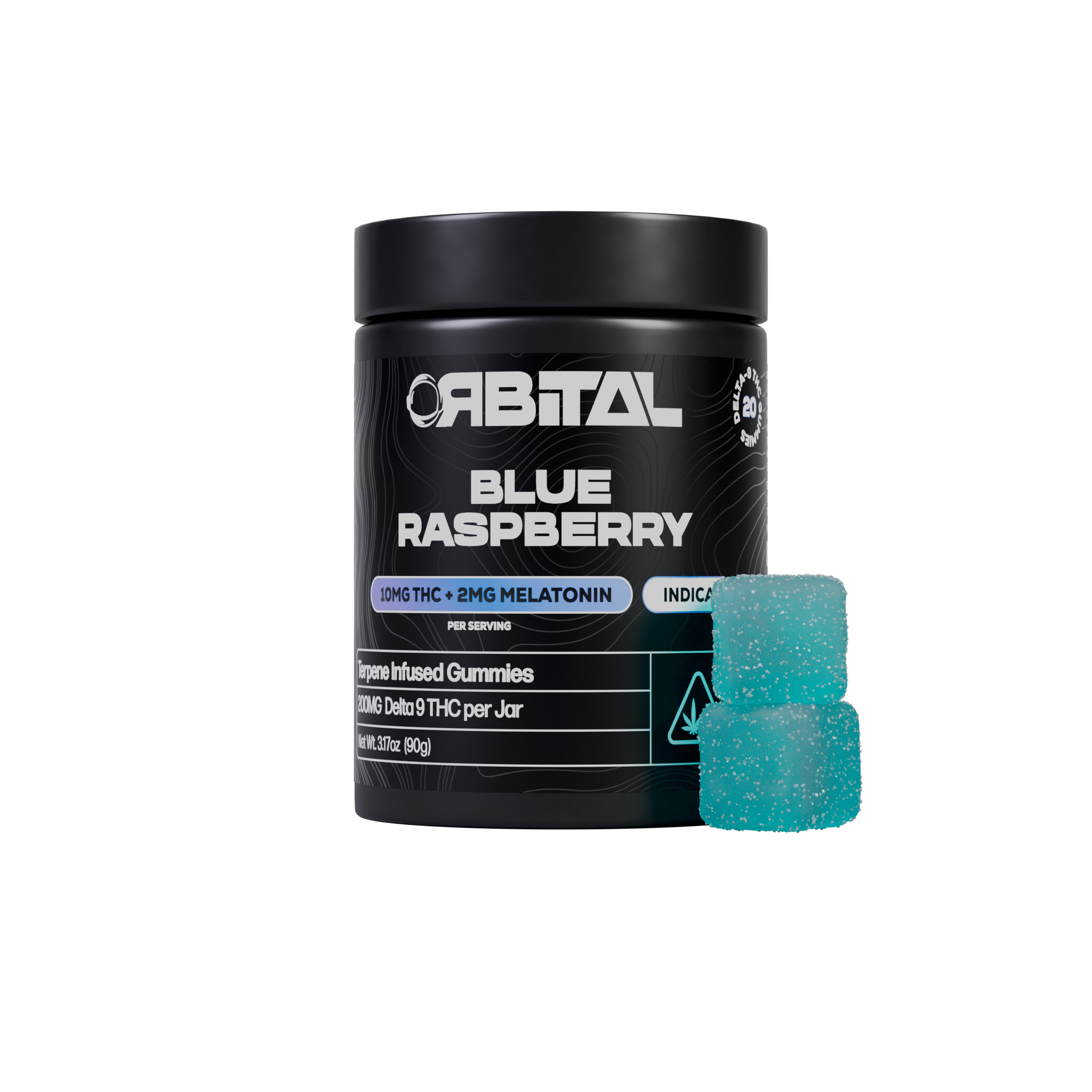 10mg D9 + 2mg Melatonin - BLUE RASPBERRY - 20ct wholesale – Dizzle Dist