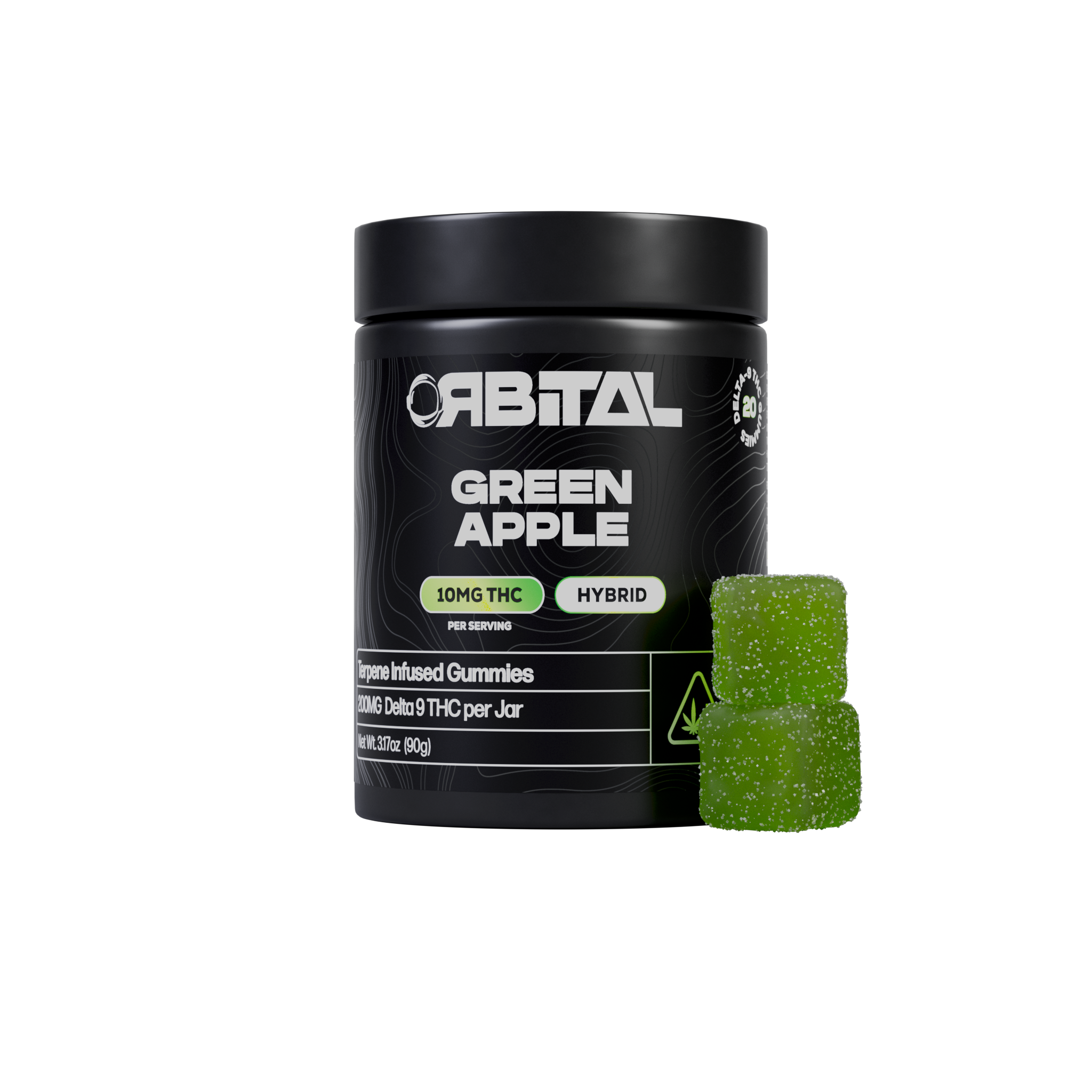 10mg D9 - GREEN APPLE - 20ct wholesale – Dizzle Dist