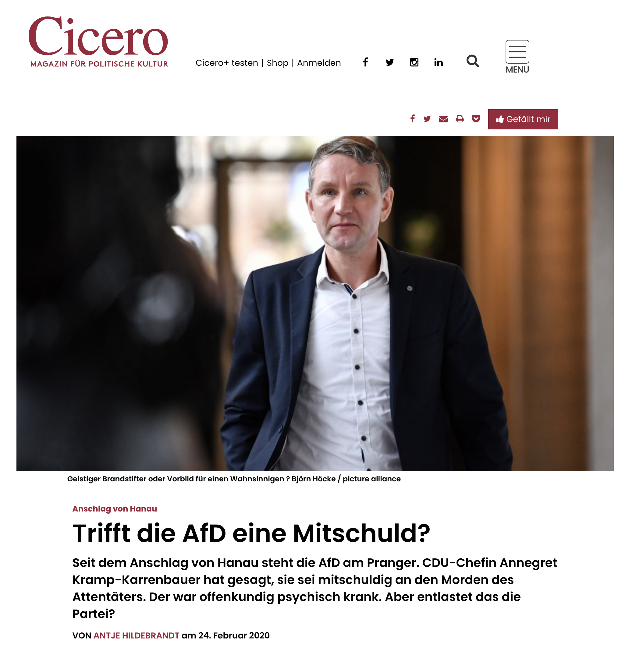 skynetblog.de schuldunfähigkeit Cicero