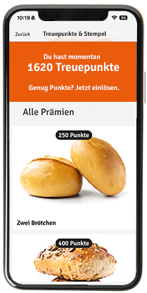 Treuepunkte sammeln und einlösen