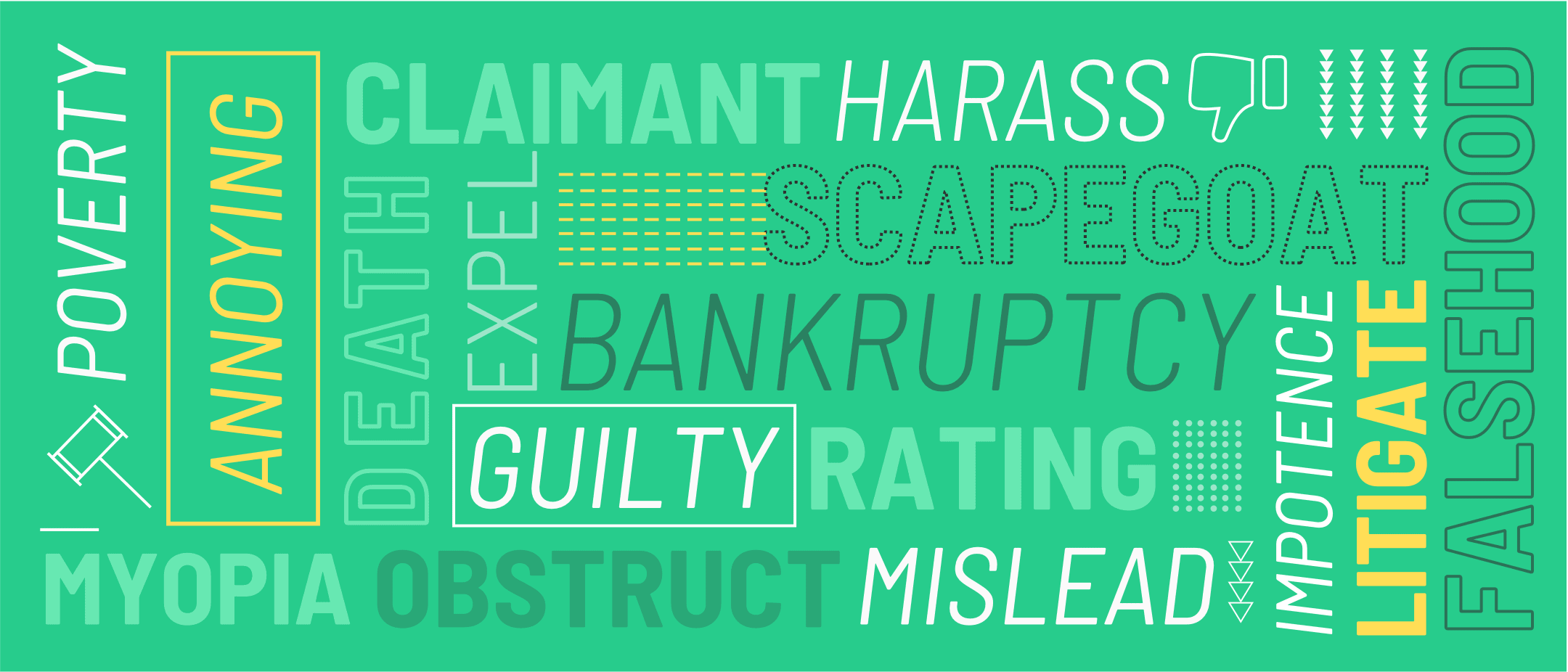 Legal Anger Word Cloud