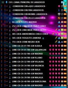Usuarios conectados en Teamspeak para Radioaficionados Usuarios conectados en Teamspeak para Radioaficionados