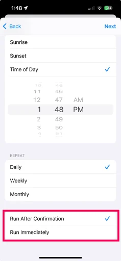 How to schedule WhatsApp Messages on iPhone