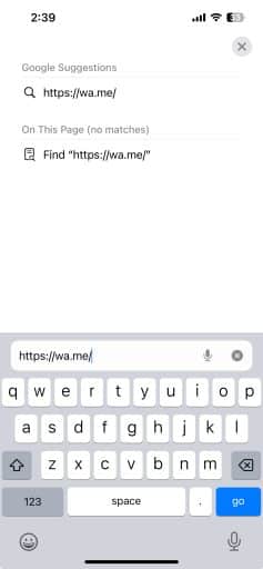 How to send message in WhatsApp without saving number