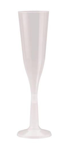 CUP CLEAR PLASTIC CHAMPAGNE FLUTES 10S