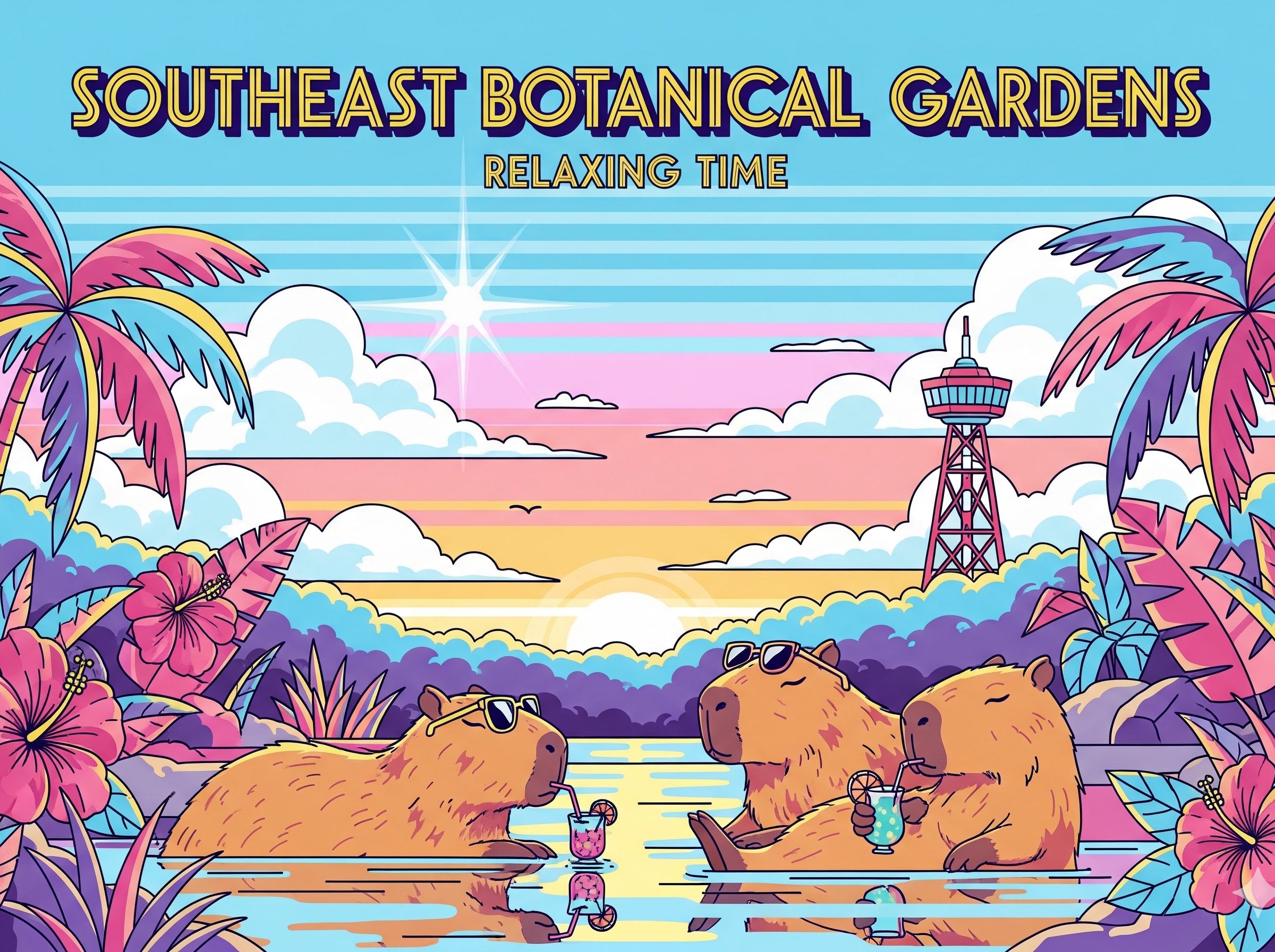 投稿についてもっと詳しく #12 カピバラ最高！東南植物楽園レポート、何も考えなくていい時間、17回ガチャのCity Popインスト「Sunday Garden」