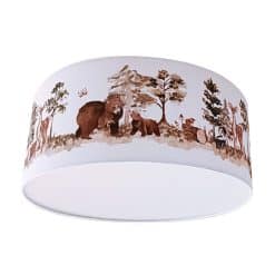 Plafondlamp Bosdieren Aquarel