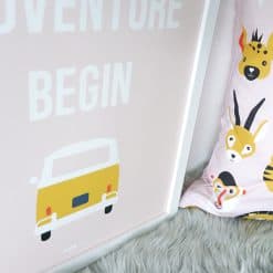 Kinderkamer poster safari thema