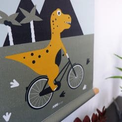 kinderkamer dino textielposter