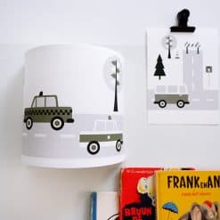 Wandlamp Auto | olijf groen