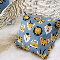 Alternative view of Kussen Safari | jeans blauw