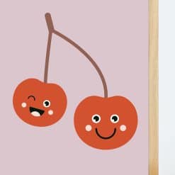 Kinderkamer poster set Lachend fruit