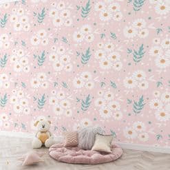 Behang kinderkamer floral collectie