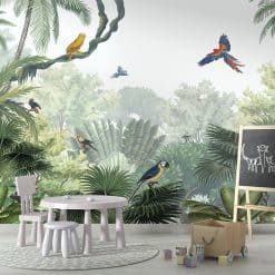 Fotobehang kinderkamer, junglekamer fotobehang Canopy Jungle