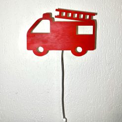 Wandlamp brandweerauto