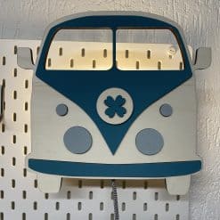Houten wandlamp vw busje