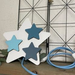 houten wandlamp ster
