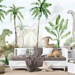 Fotobehang kinderkamer met dino's