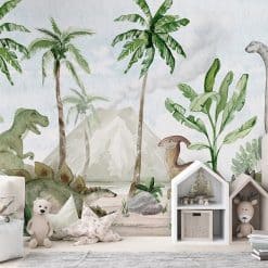 Fotobehang kinderkamer met dino's
