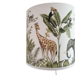Wandlamp kinderkamer jungle, jungle dieren wandlamp, kinderkamer verlichting jungle