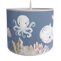 Hanglamp kinderkamer Under the Sea donkerblauw