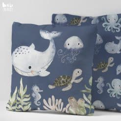 Kinderkamer kussen under the sea