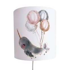 Wandlamp kinderkamer, heart of the sea wit, kinderkamer wandlamp verlichting kinderkamer onderwaterwereld