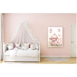 Poster | Fairy Garden | Poster Elvenhuisje en lampjes