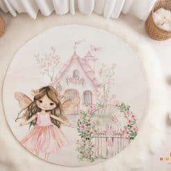 Vloerkleed kinderkamer fairy garden, elfje huisje