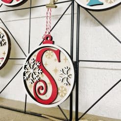 Houten kerstballen