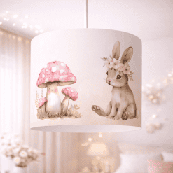 Hanglamp kinderkamer, verlichting kinderkamer, meisjeskamer verlichting, hanglamp, roze, diertjes, elfjes