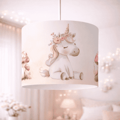 Hanglamp kinderkamer, verlichting kinderkamer, meisjeskamer verlichting, hanglamp, roze, diertjes, elfjes