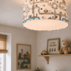 City of Vehicles - plafondlamp jongenskamer, voertuigen kamer, autoliefhebber, plafondlamp kinderkamer, plafondlamp jongens, kinderkamer verlichting