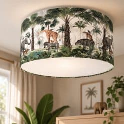 Kikki Belle Animal Kingdom plafondlamp met jungle dieren voor de kinderkamer