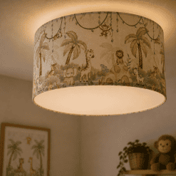 Plafondlamp Savannah Joy, verlichting safari kamer, verlichting jungle kamer, kinderkamer speelse plafondlamp