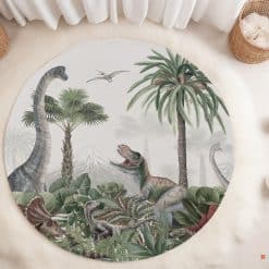Babykamer met vloermat / vloerzeil kinderkamer, speelmat, knoeimat