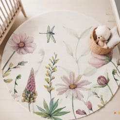 Babykamer met vloermat / vloerzeil kinderkamer, speelmat, knoeimat