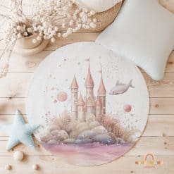Kinderkamer speelmat, vloerkleed, vloermat, vloerzeil, knoeikleed, speelkleed, babykamer, zeemeerminnen