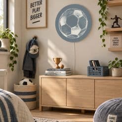 Kinderkamer wandlamp rond, Denim Drift