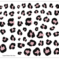 Leopard Blush Roze -Muursticker