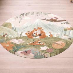 Vinyl mat kinderkamer - Fox Family