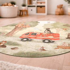 Vinyl mat Forest Firefighter kinderkamer