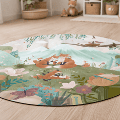Fox Family vinyl mat kinderkamer