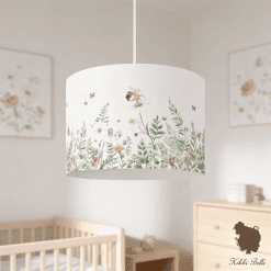 Hanglamp Fairy Garden - verlichting kinderkamer met elfjes en bloemen