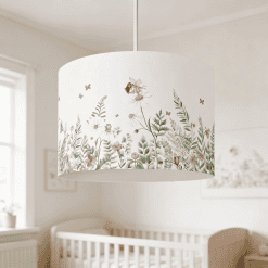 Hanglamp Fairy Garden - verlichting kinderkamer met elfjes en bloemen