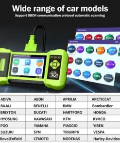 Jdiag M300 2in1 OBD2 Scanner 12V Battery Analyzer Tester Full version Motorcycle Diagnostic Tool