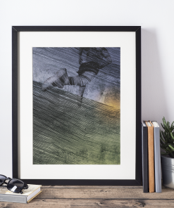 Waves and Tranquil Water – Running Art Print by Sam Frullo