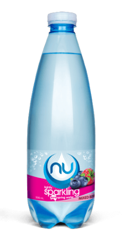 NU PURE LIGHTLY SPARKLING MIXED BERRY 12X500ML